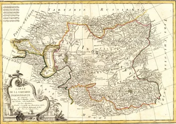 Karte der unabhängigen Tartarei, die das Land der Kalmücken, das der Usbeken und das Turkestan umfasst